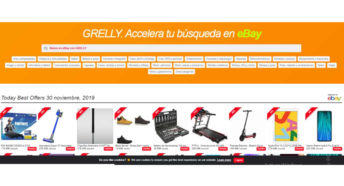 Grelly, un buscador visual avanzado de eBay